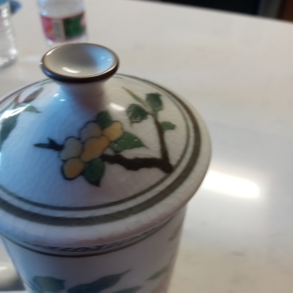 Porcelain pier 1 teacup with infuser - Picture 3 of 5